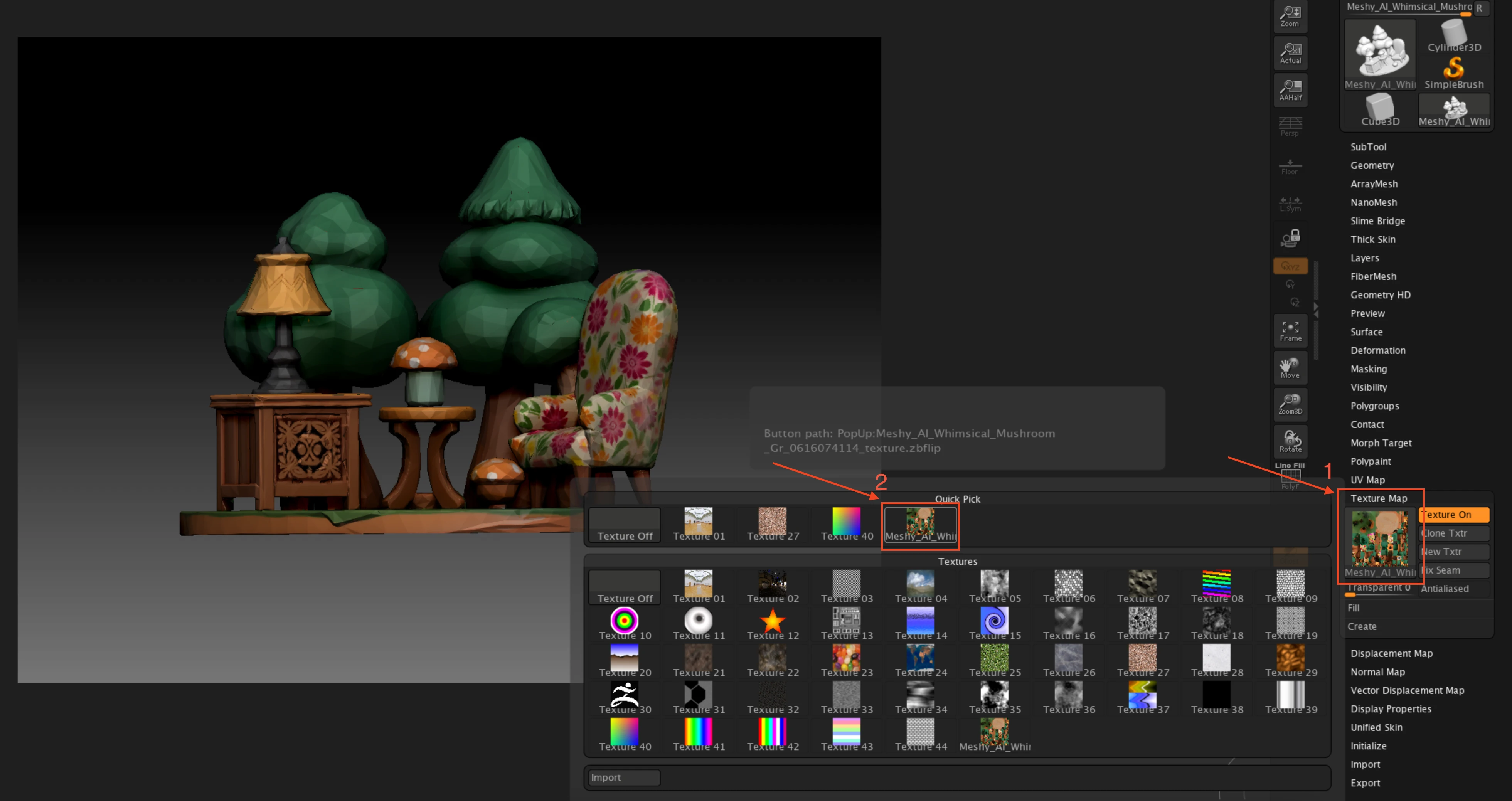 zbrush-plugin-texture-map