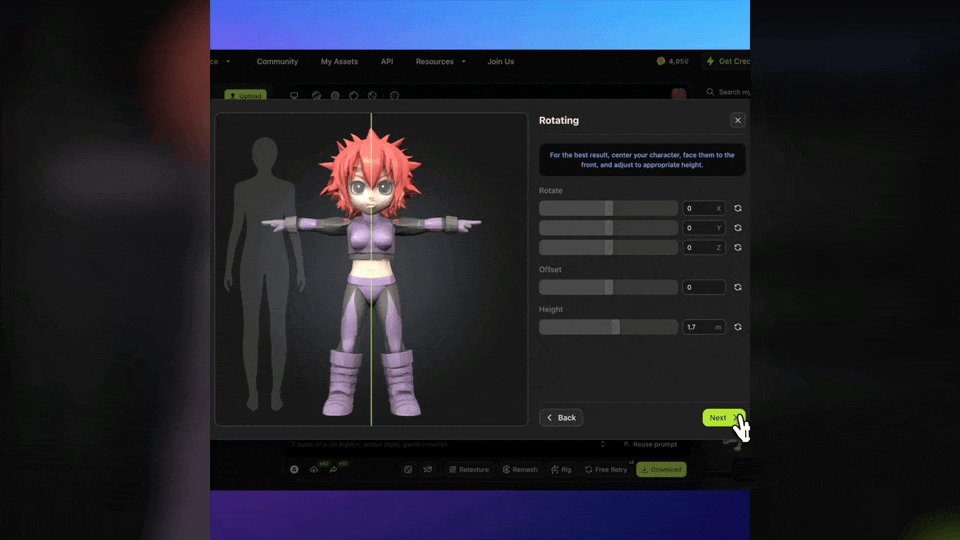Fast Rigging & Animation Feature