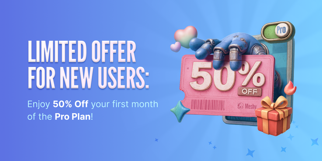 Meshy 6 Preview Launch