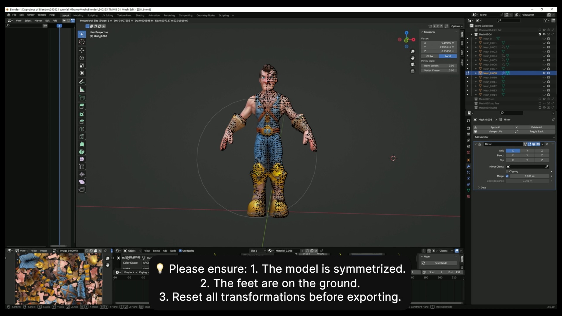 Optimize 3D model in Blender