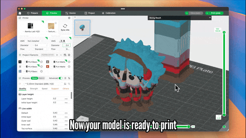 Come preparare il modello nel software di slicing con Bambu Studio