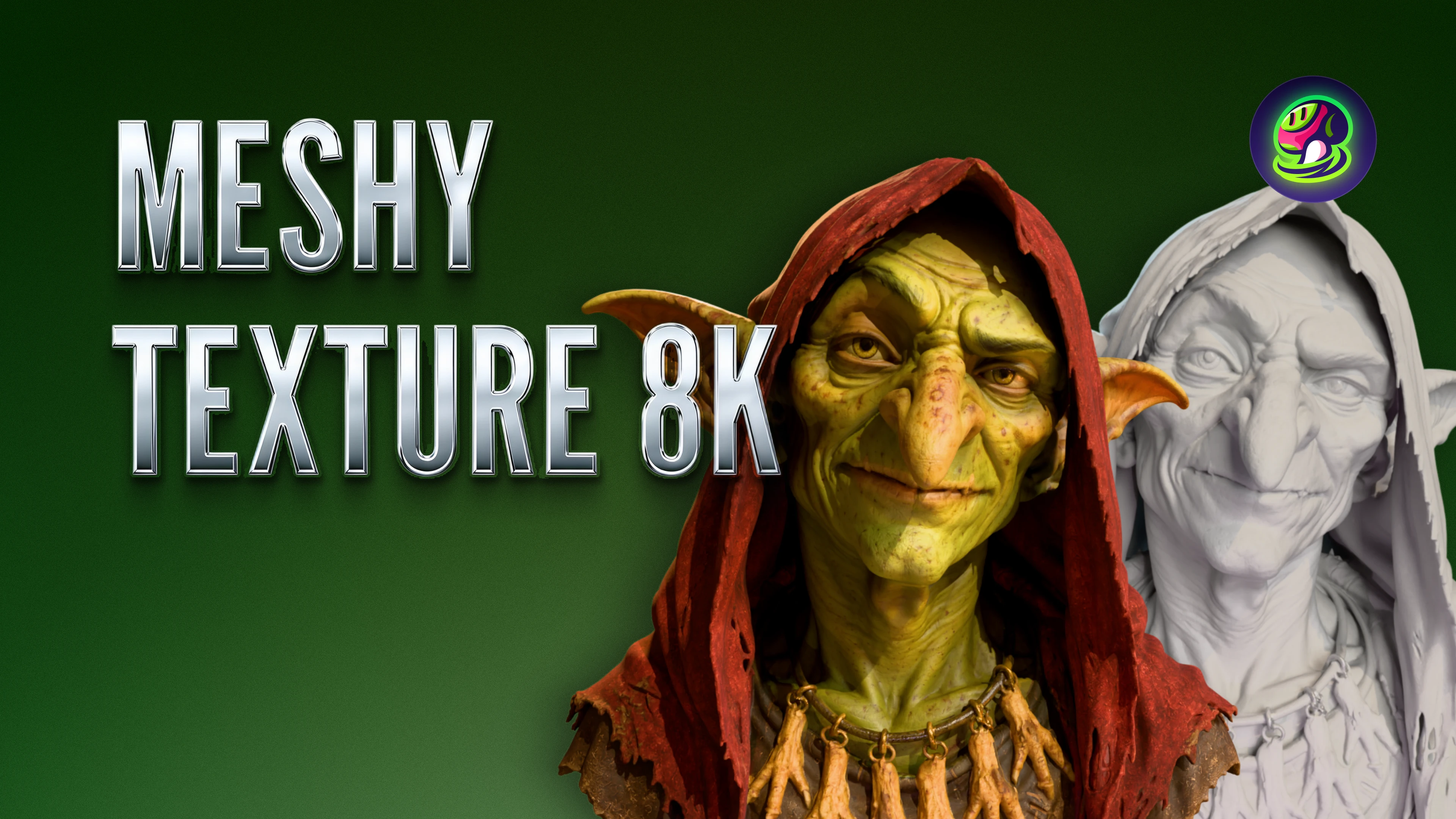 Meshy 8K Texture generation sample