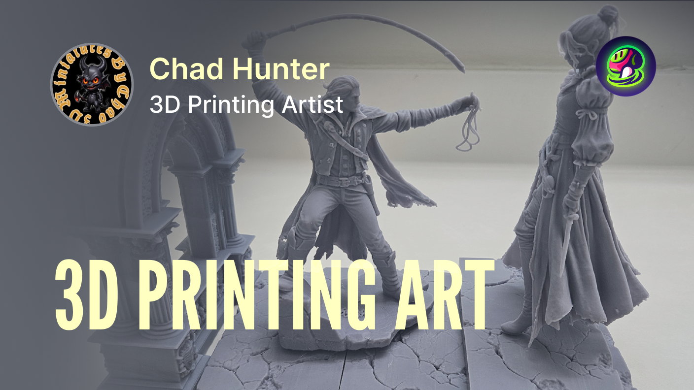 From Playdough to Pro-Level Dioramas: How Chad Hunter Uses Meshy to Print His Imagination