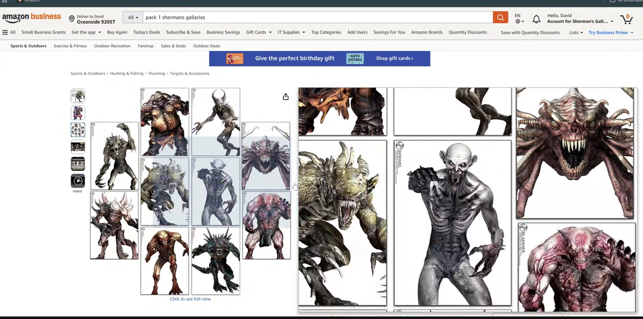 Meshy generated shooting target