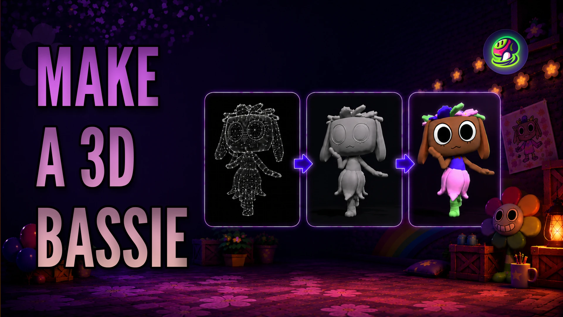 How to Make a Bassie 3D Model: Meshy, Blender & Roblox - Blog - Meshy