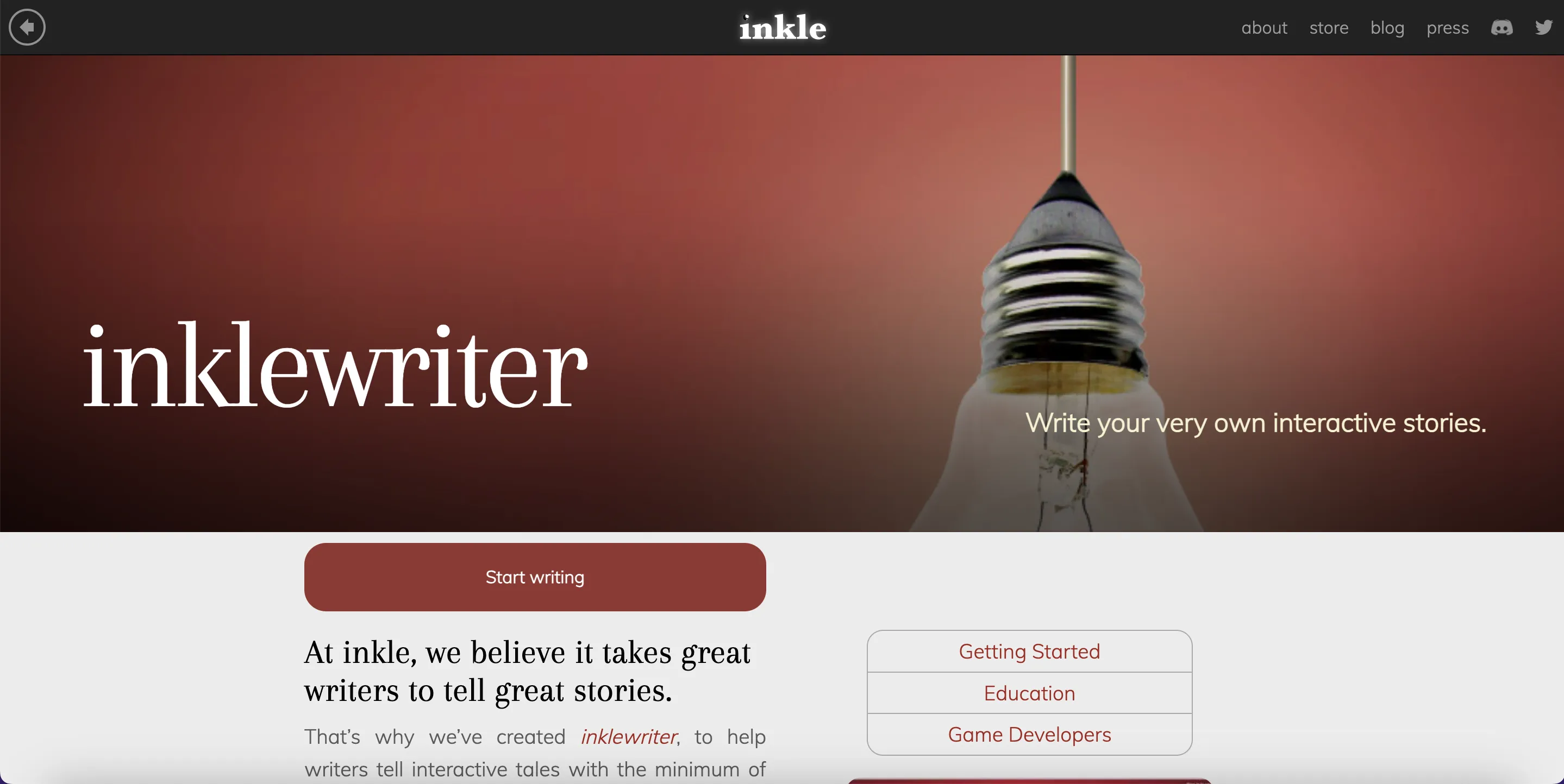 official-website-of-inklewriter