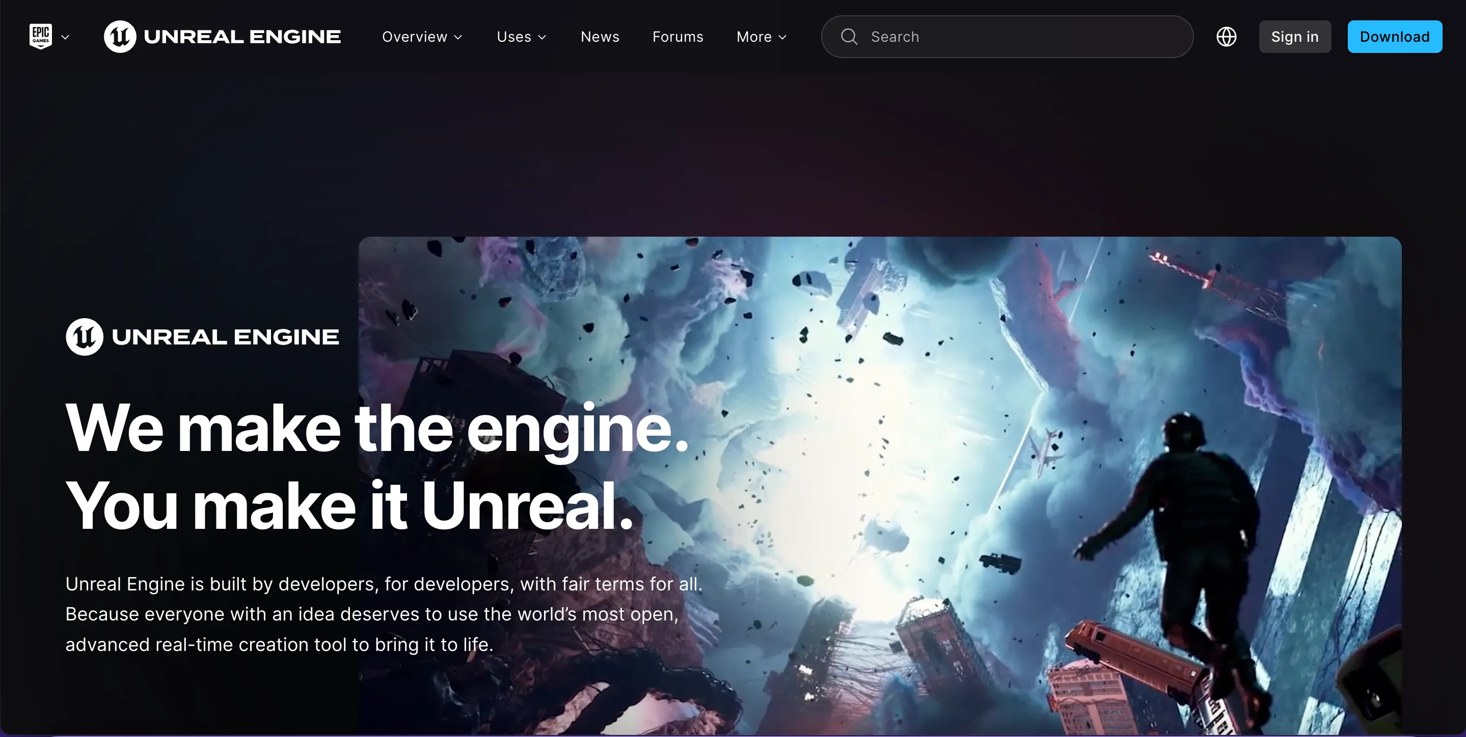 official-website-of-unreal-engine