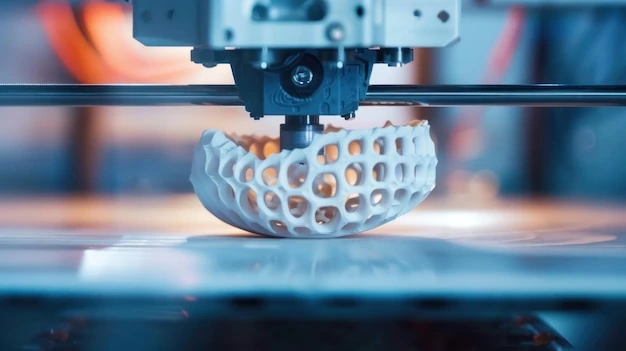 3D打印机运行中