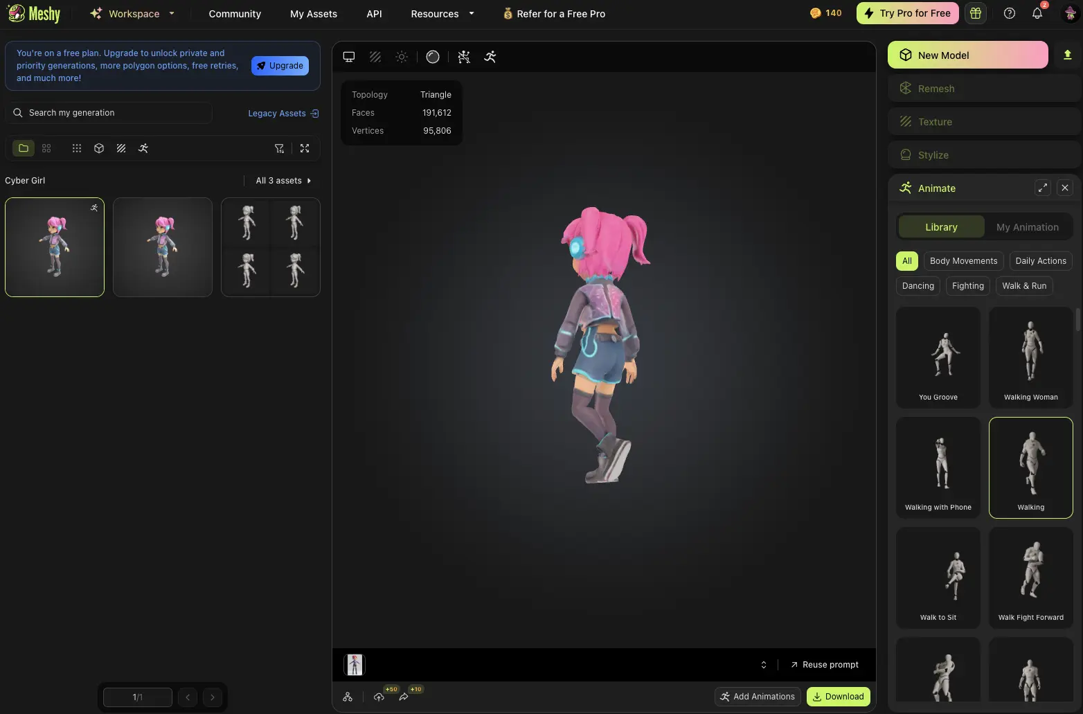 pré-visualizar-aplicar-animação-modelo-3d