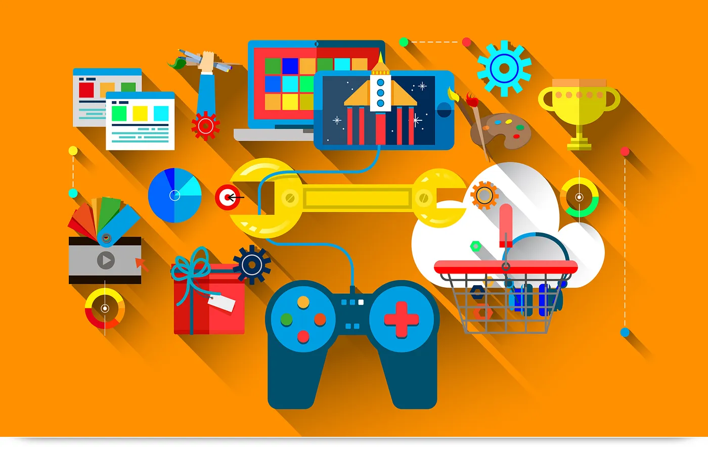 a-clipart-of-game-development