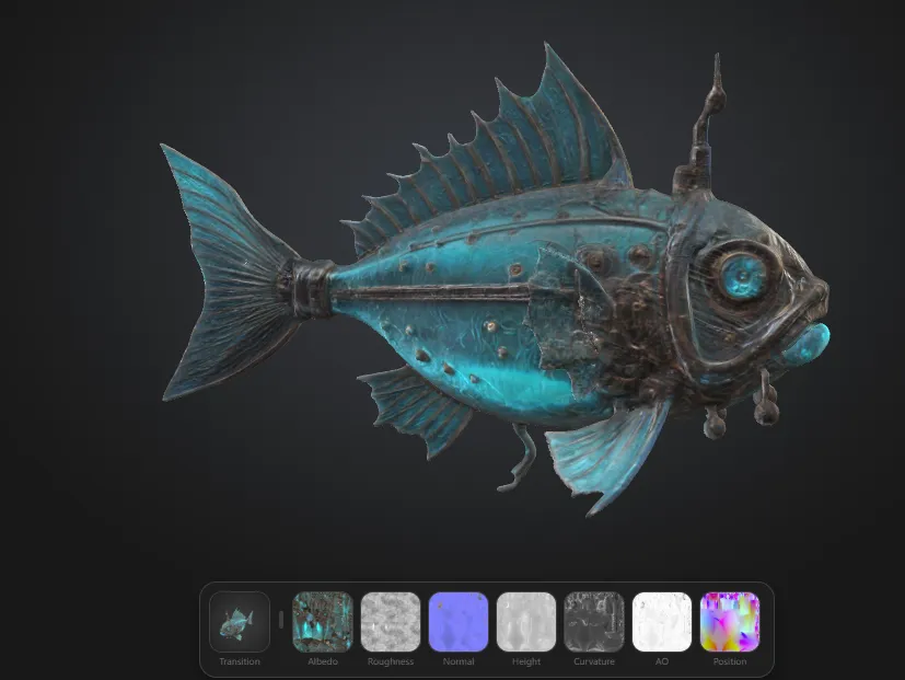model-ikan-mekanikal