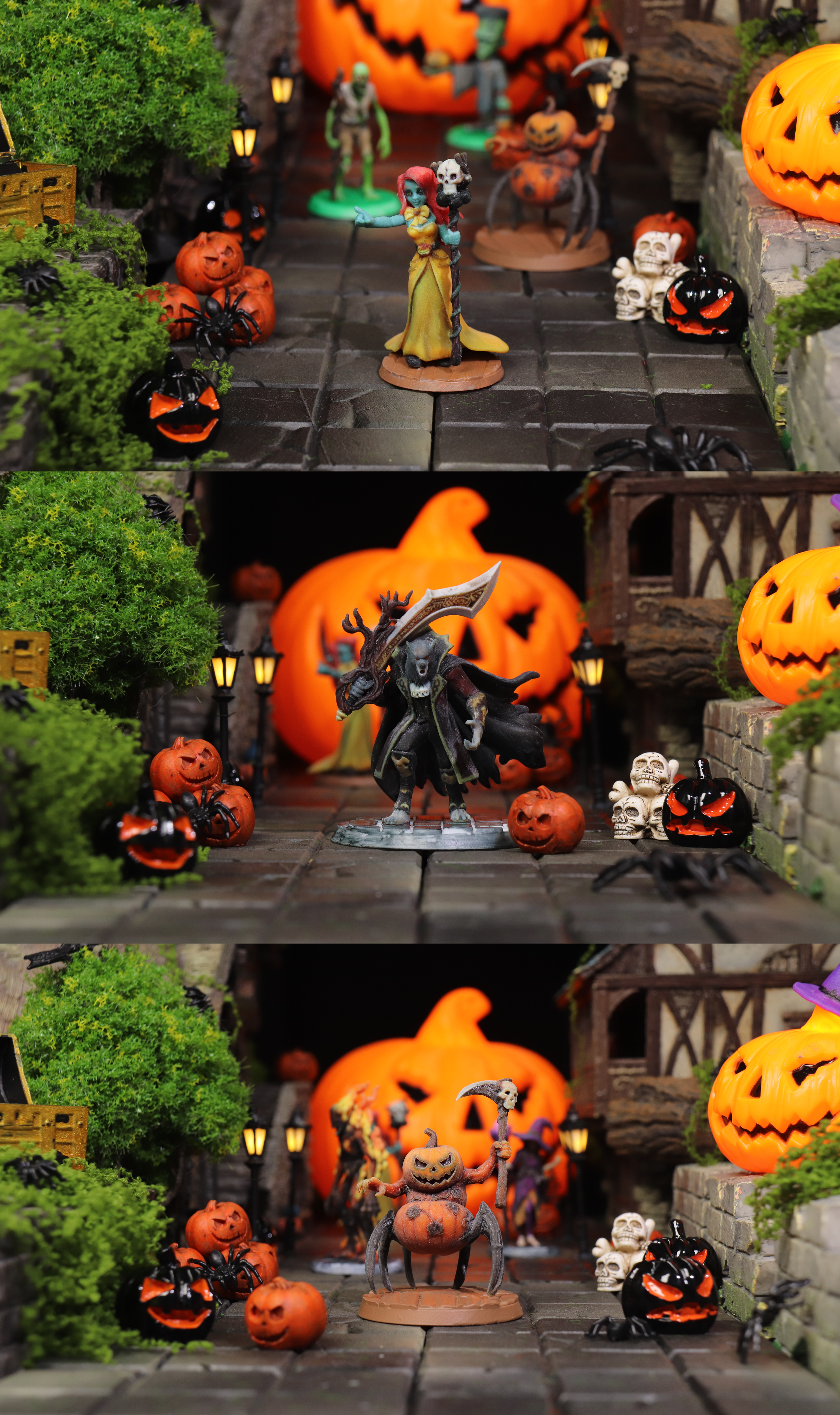 Thorns Tavern Meshy AI full-color miniatures