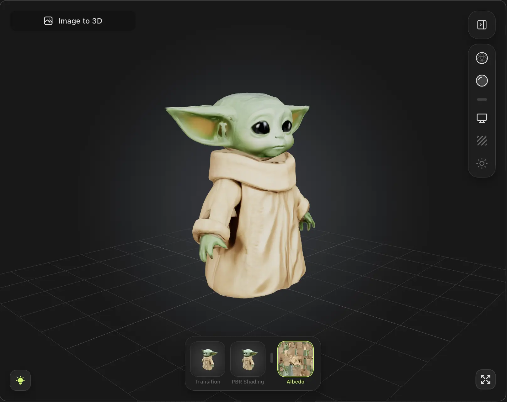 3D model v Meshy