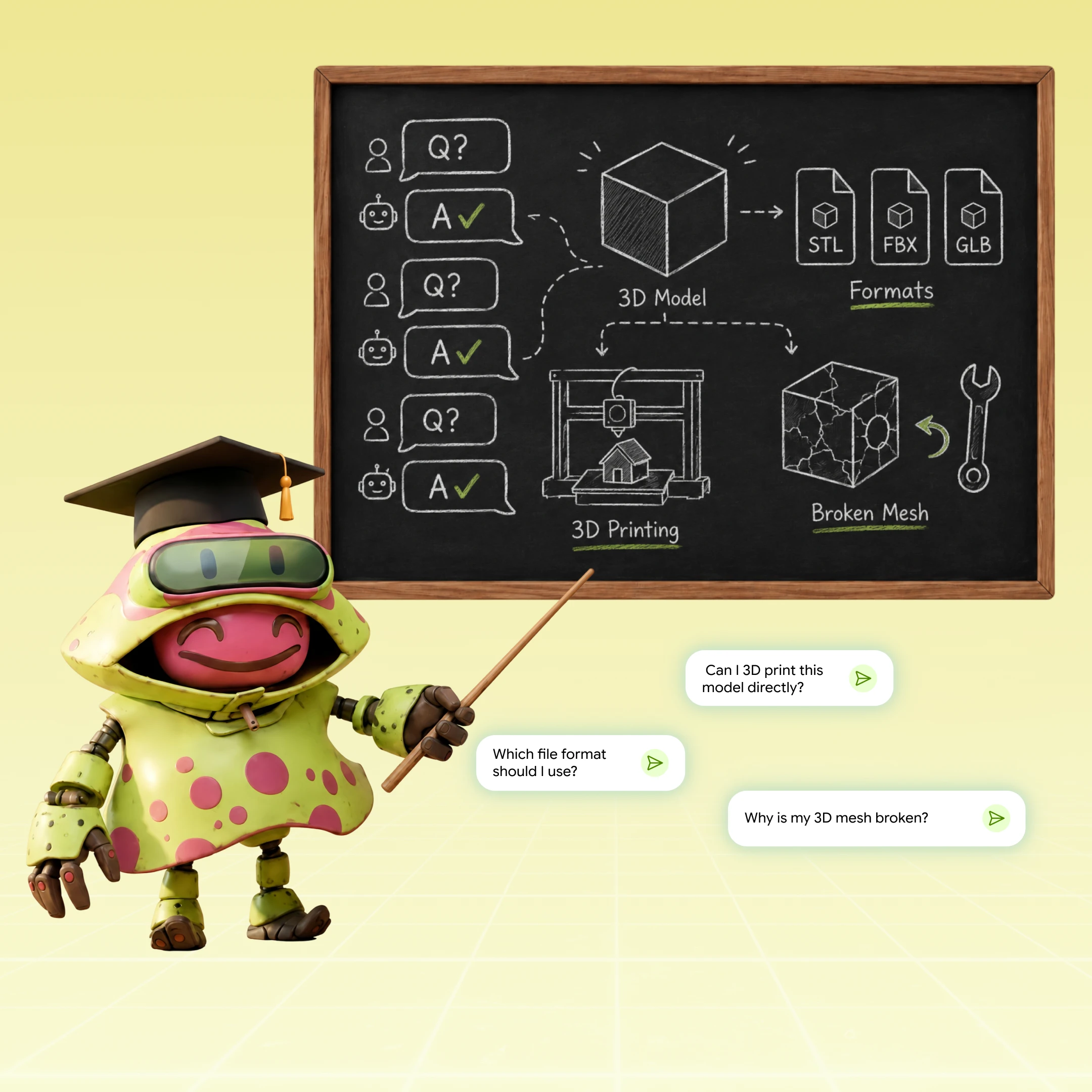 Answers your 3D questions