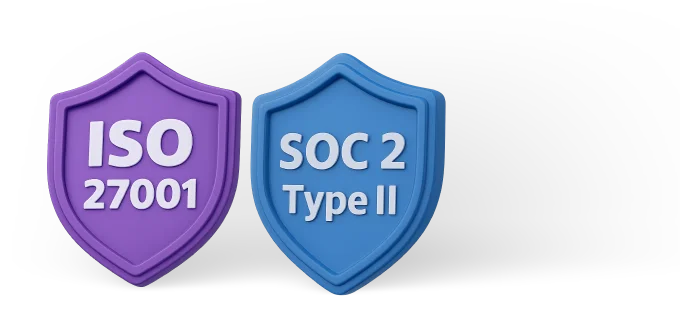 Certyfikaty SOC2 Typ II i ISO27001