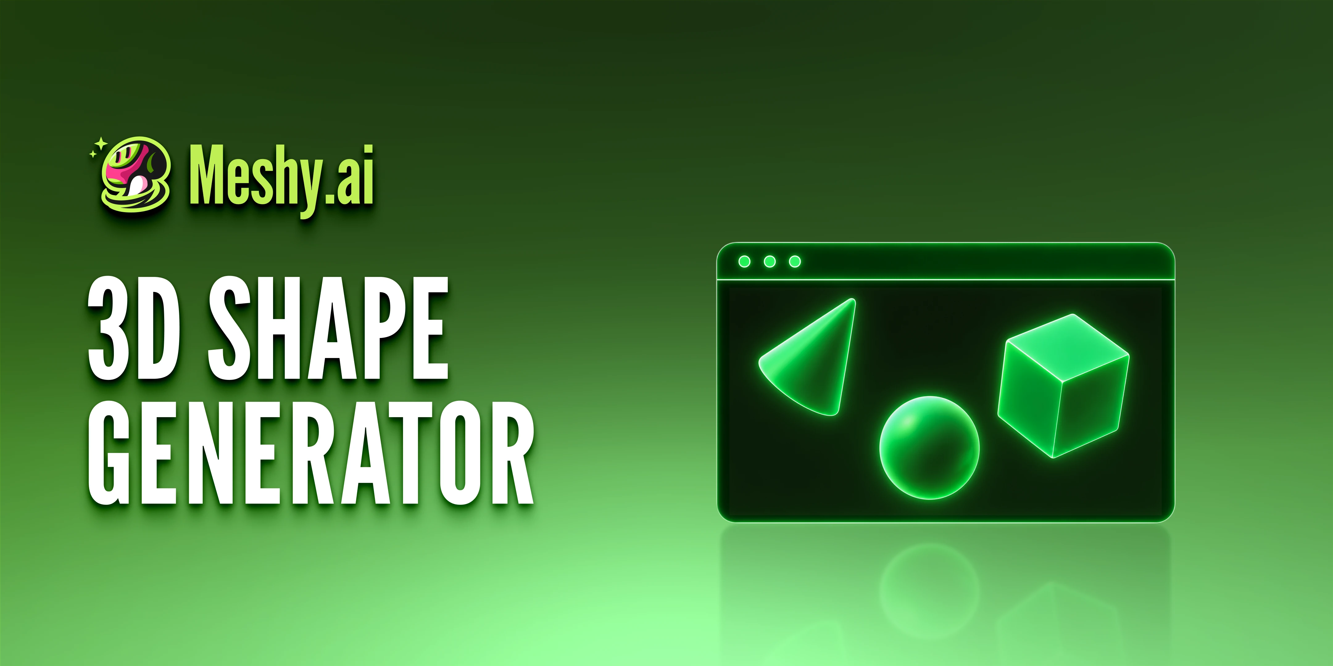 Free 3D Shape Generator: Create & Export 3D Primitives | Meshy