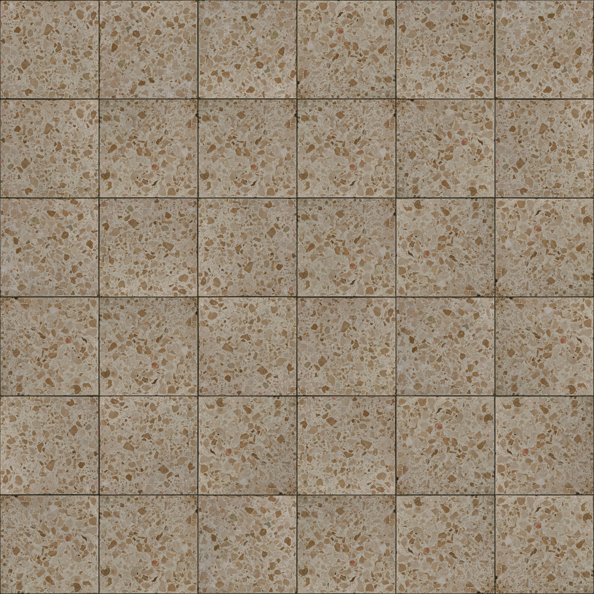 Texture Carreaux de sol en terrazzo beige — téléchargement PBR sans ...