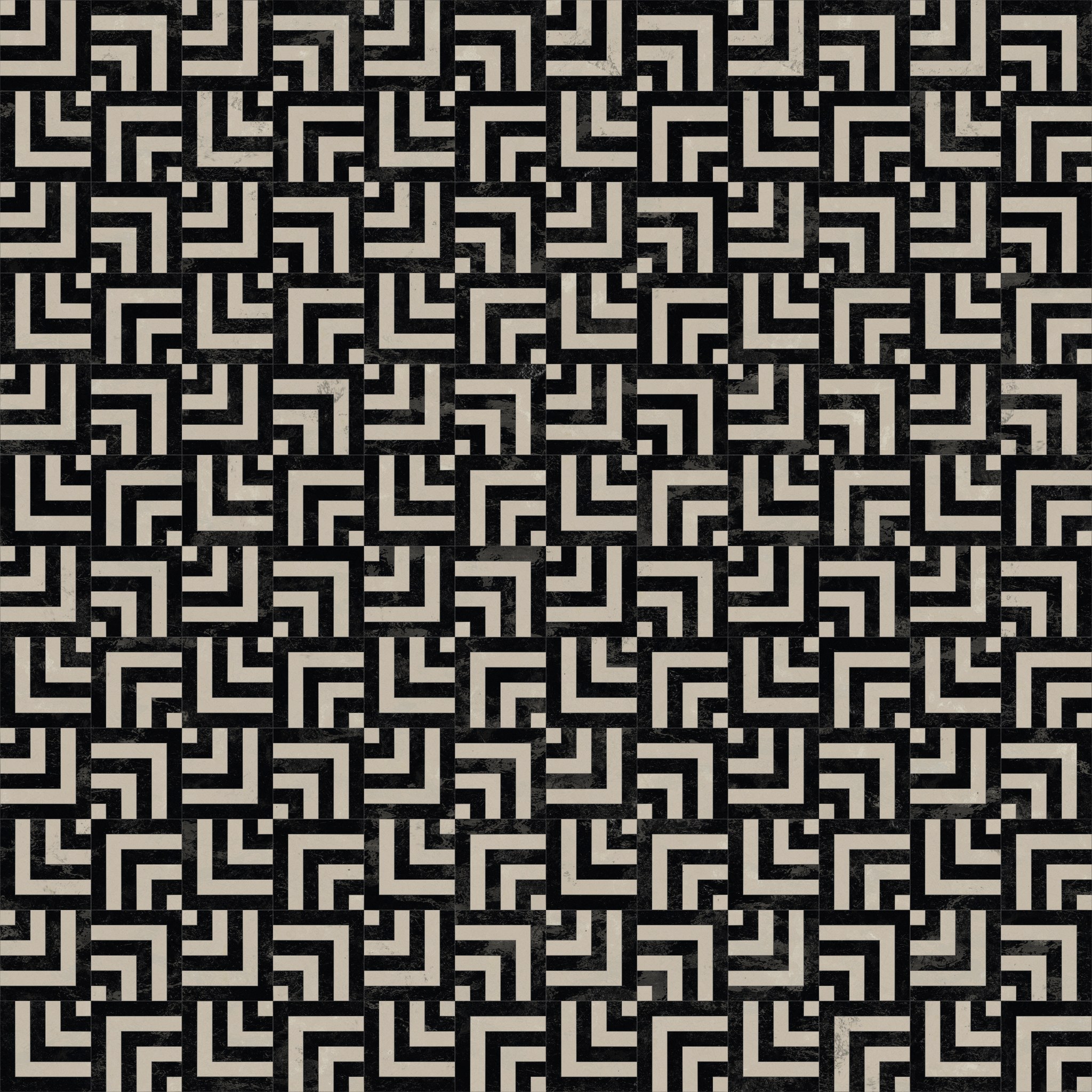 Marble Non Color Map Black and white graphic marble tiles texture — free seamless PBR ...