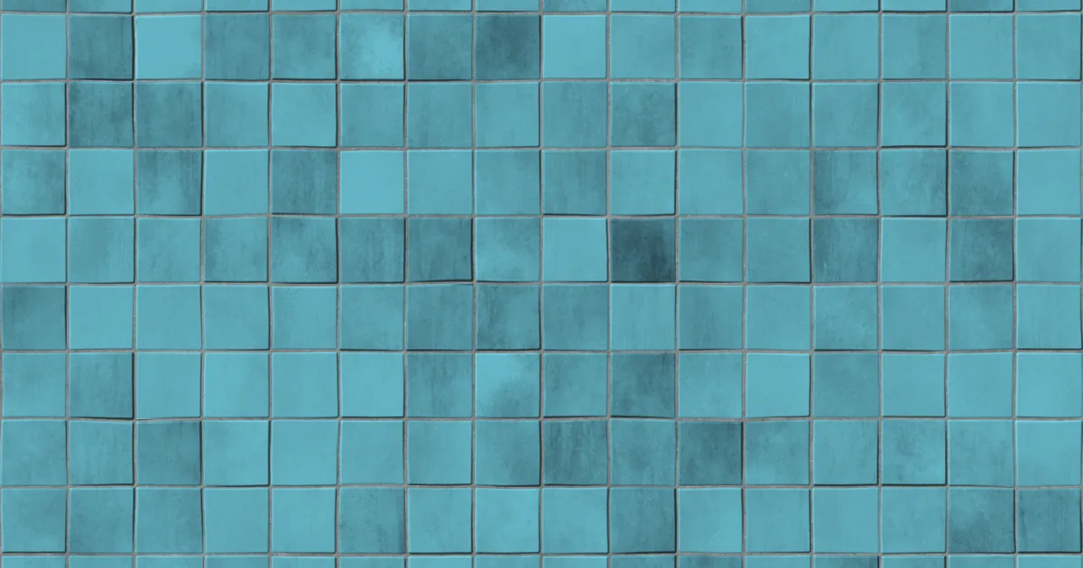 Pool Tiled Texture Light cyan pool tiles texture — free seamless PBR download | Meshy
