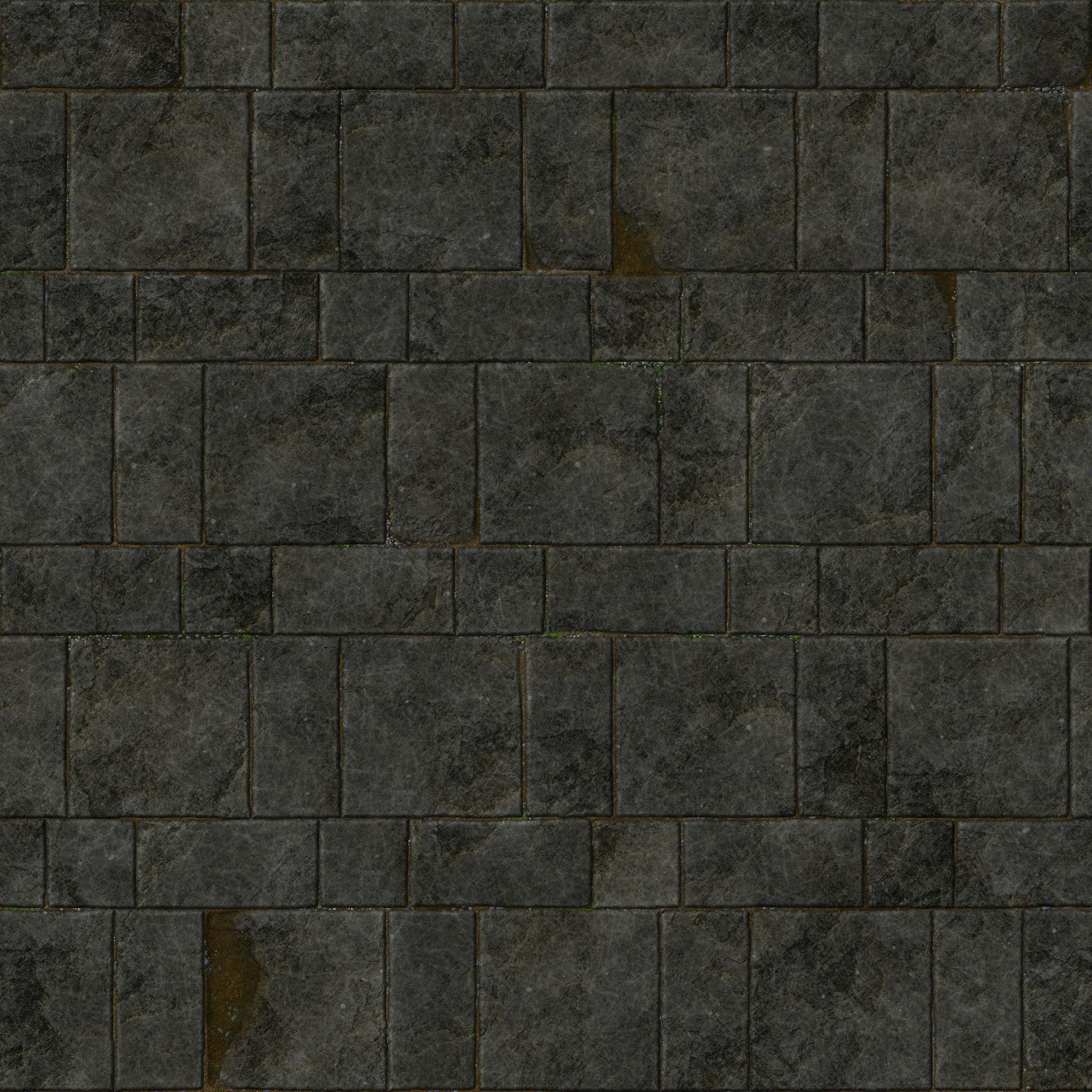 Medieval grey stone tiles texture — free seamless PBR download | Meshy