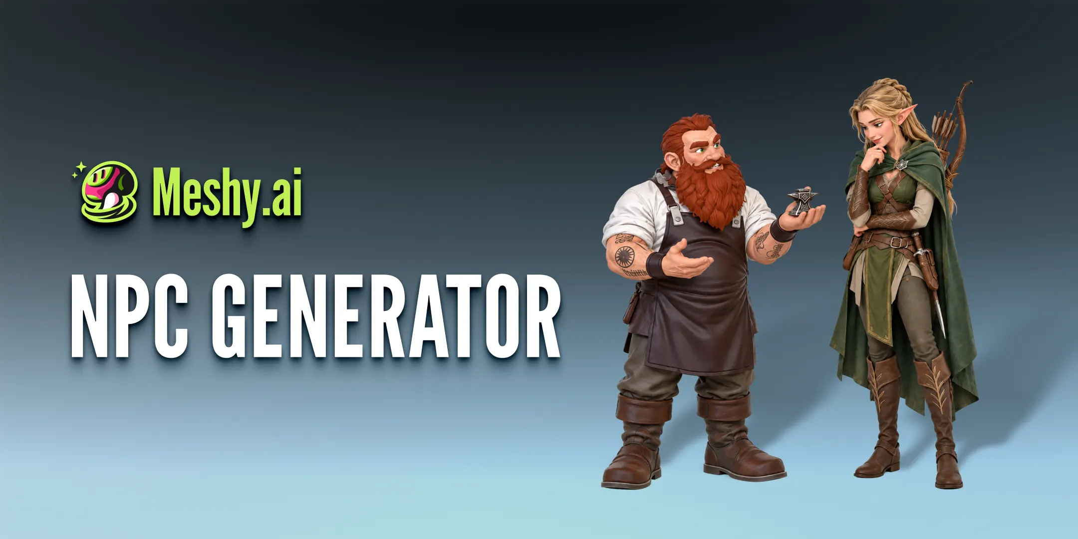 AI NPC Generator: Create Game-Ready 3D NPCs | Meshy
