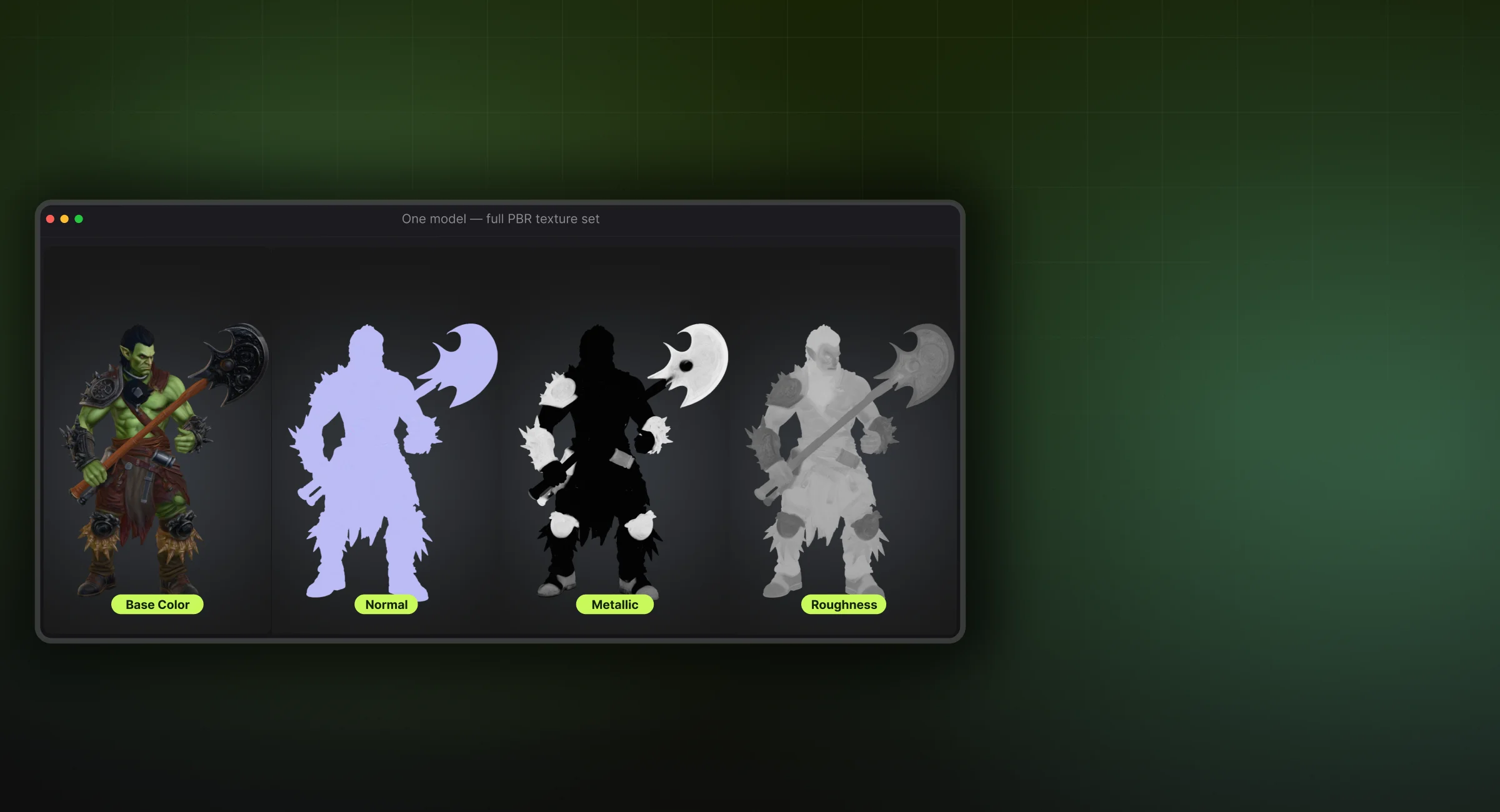 Prévia do modelo de miniatura de DnD em 3D gerado por IA dentro do Meshy