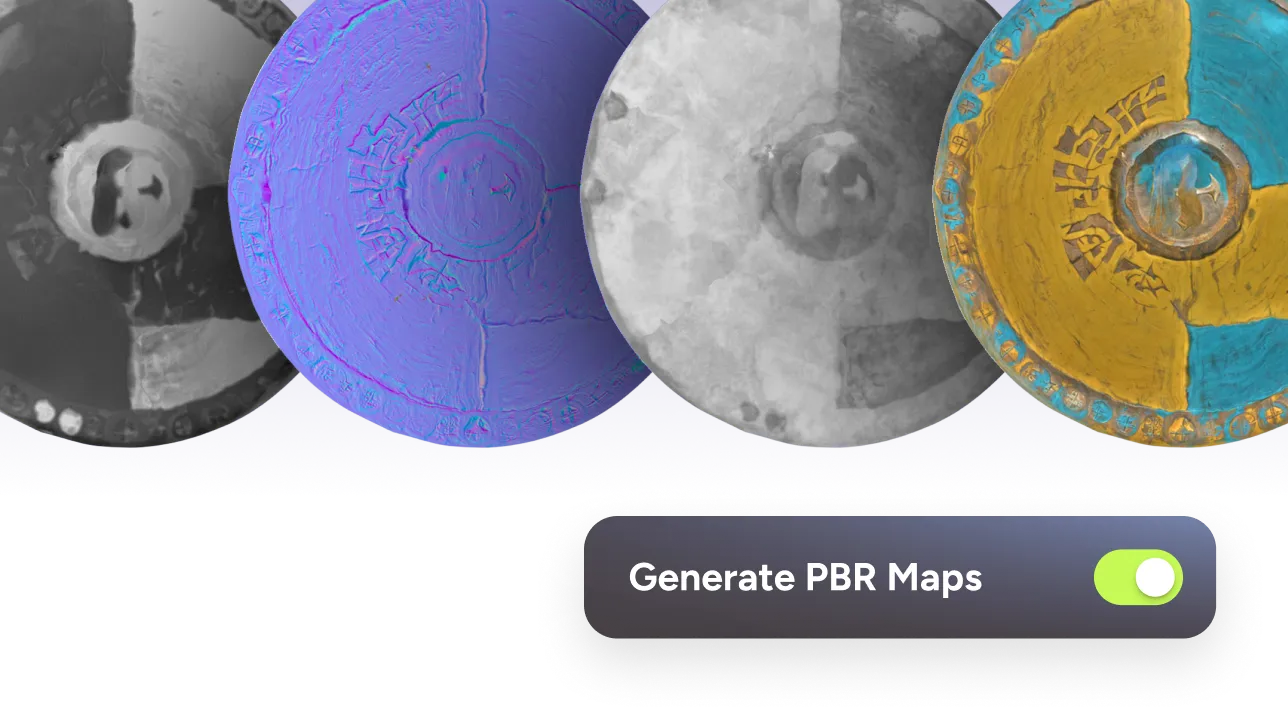 Texturisation IA avec support PBR complet