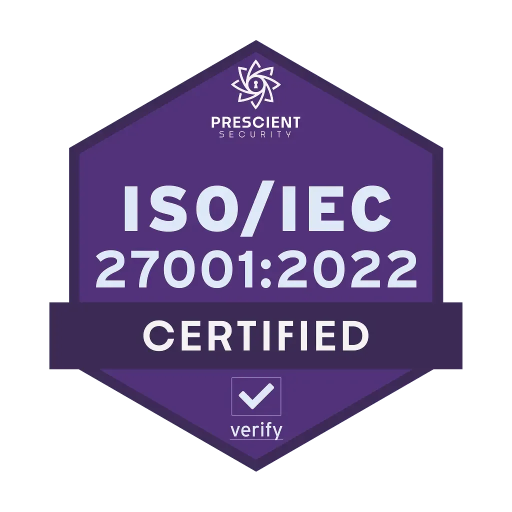 ISO 27001 badge shown on Meshy pricing page.