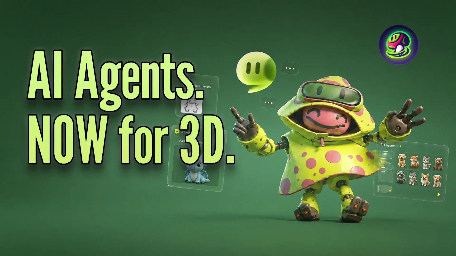 用于 3D 创建的 Meshy 3D Agent