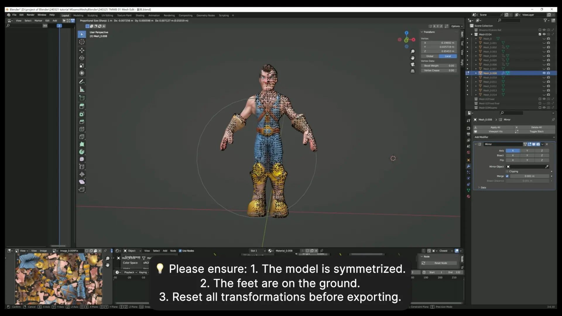 Otimizar modelo 3D no Blender