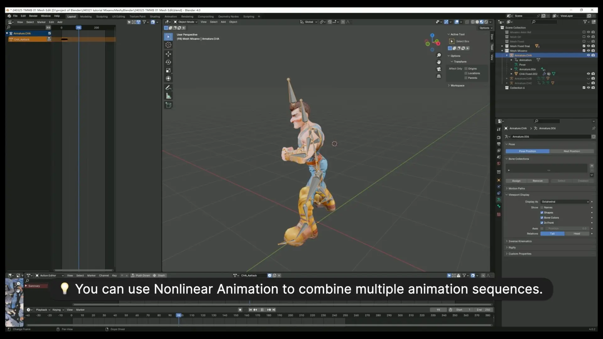Criar animação no Blender