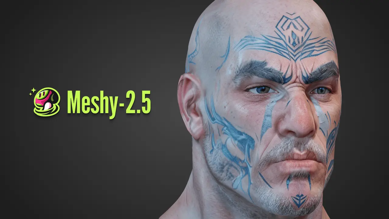 Meshy 2.5: Da Testo a 3D, Ricaricato!