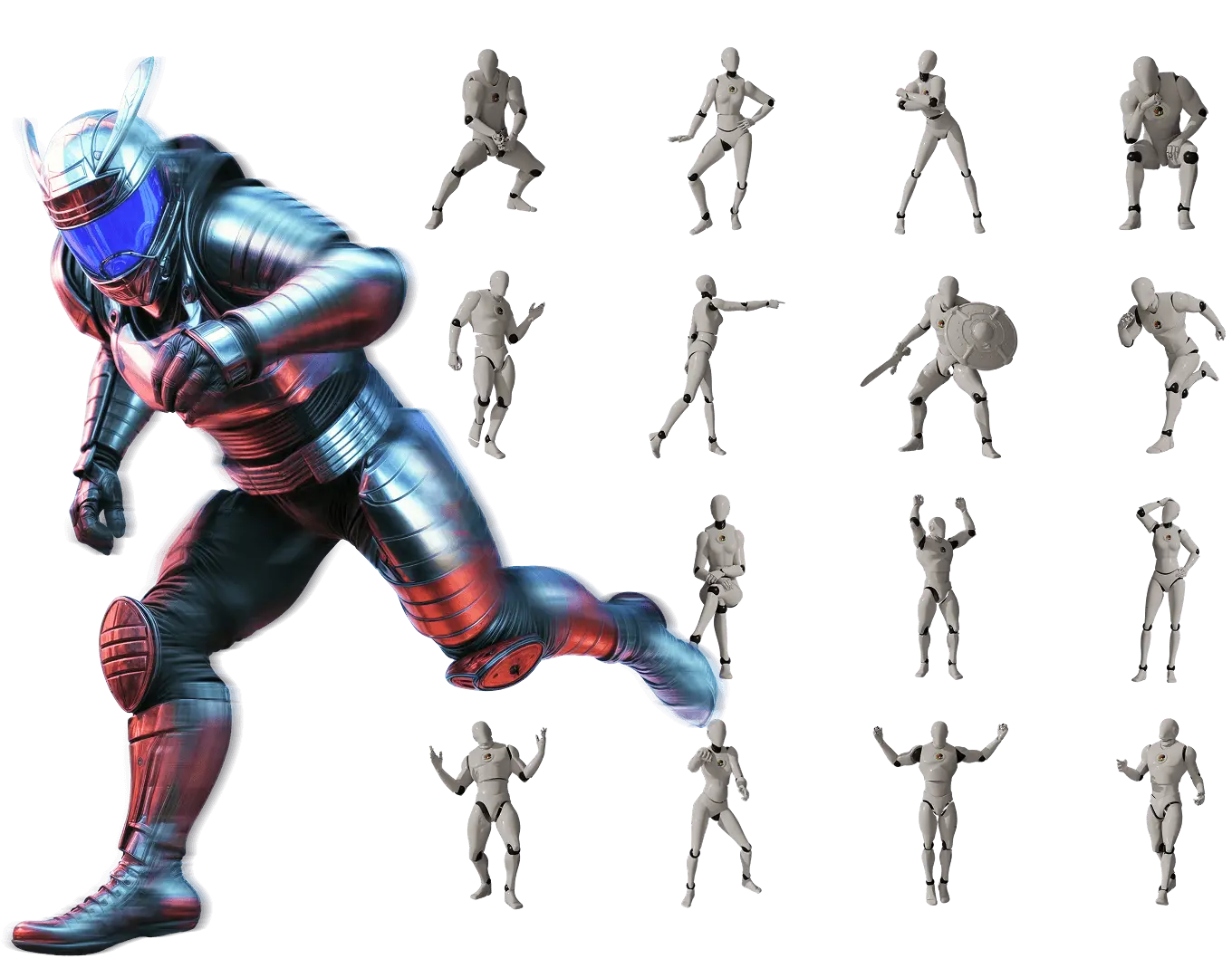AI 3D Animation Generator: 600+ Motions, FBX & GLB | Meshy