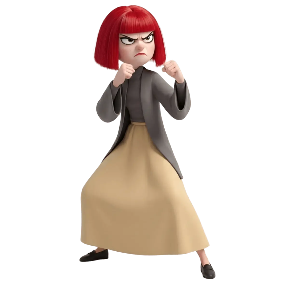 Stylised character 3D model generated with Meshy 7