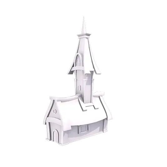 Untextured 3D model before Meshy AI colouring