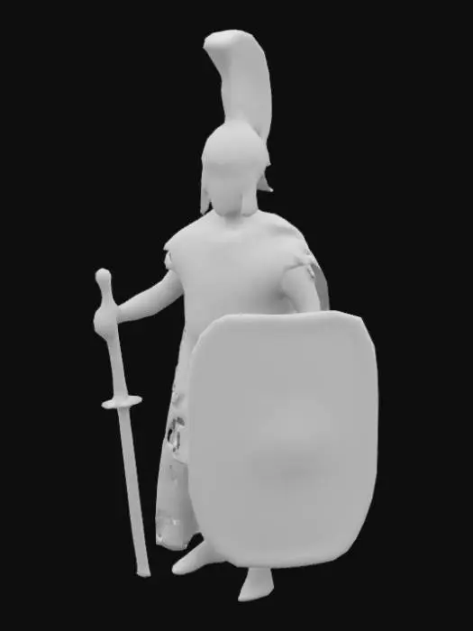 3D model for soldado romano del siglo I