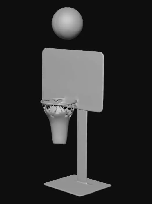3D model for canasta baloncesto