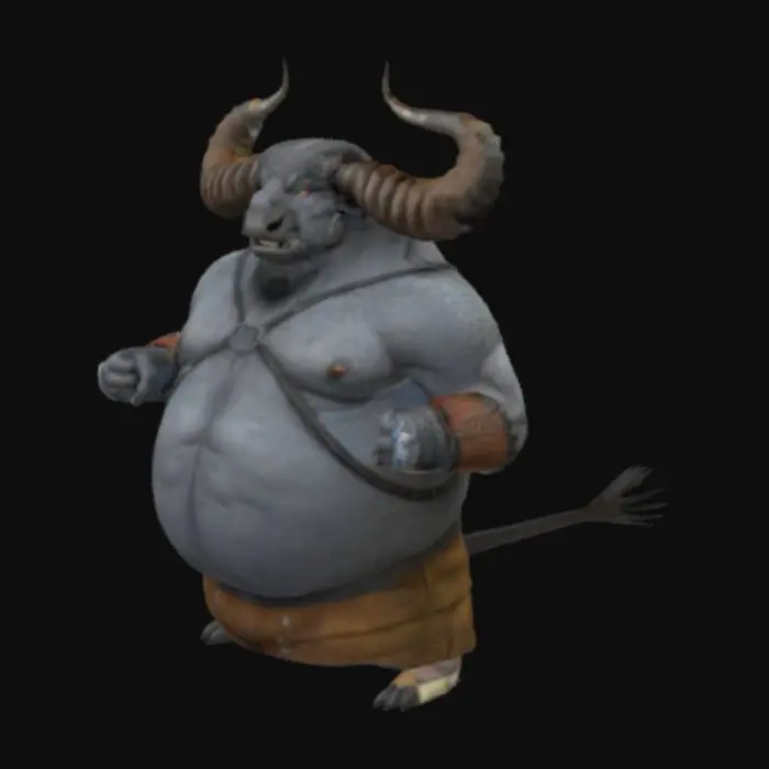3D model for Kung Fu Buffalo