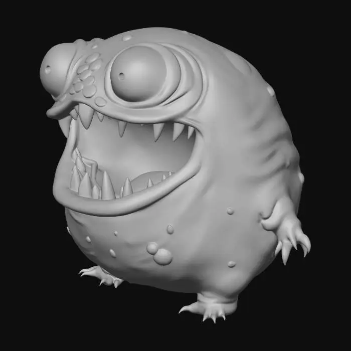 3D model for Blue Lightning Blob