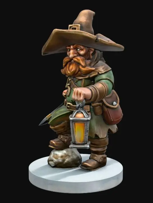 3D model for Lantern-Wielding Wanderer