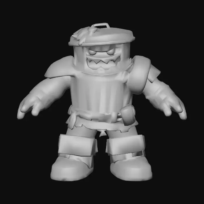 3D model for Trashbot Warrior