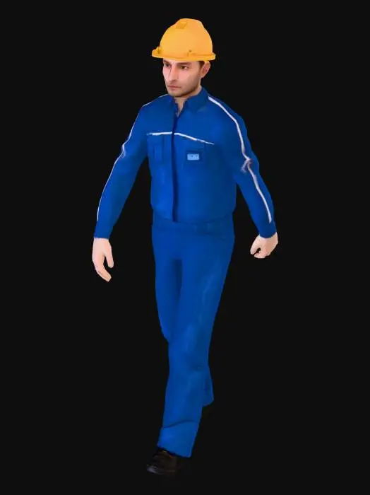3D model for 工人