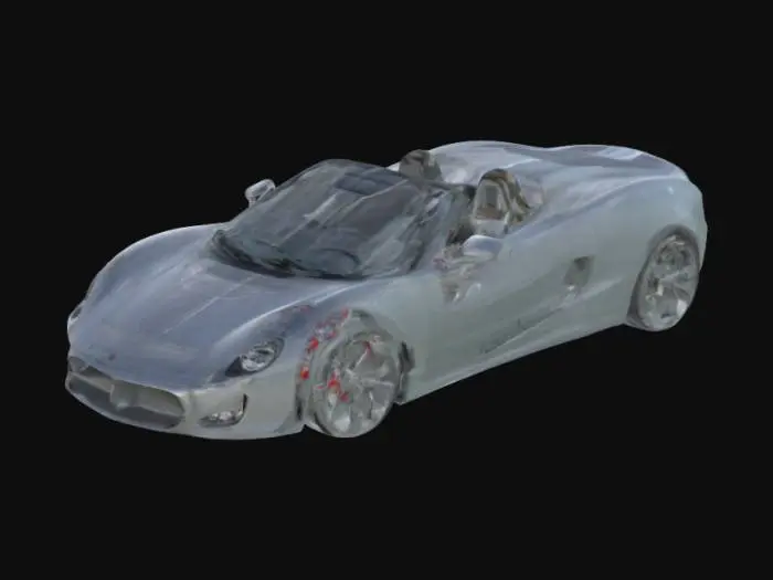 3D model for 2007 OND GT concept convertible car