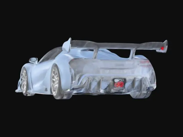 3D model for 2014 AGORA GTC convertible mid-engined supercar
