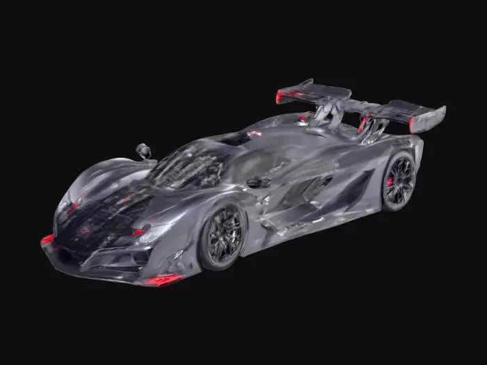 3D model for 2015 Rebel R15X mid-engined one-off hypercar