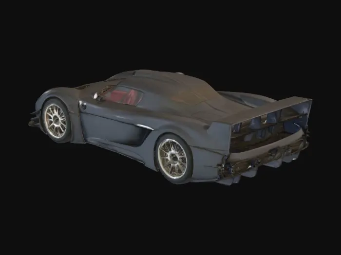 3D model for 2001 AGORA SC7 mid-engined sports car