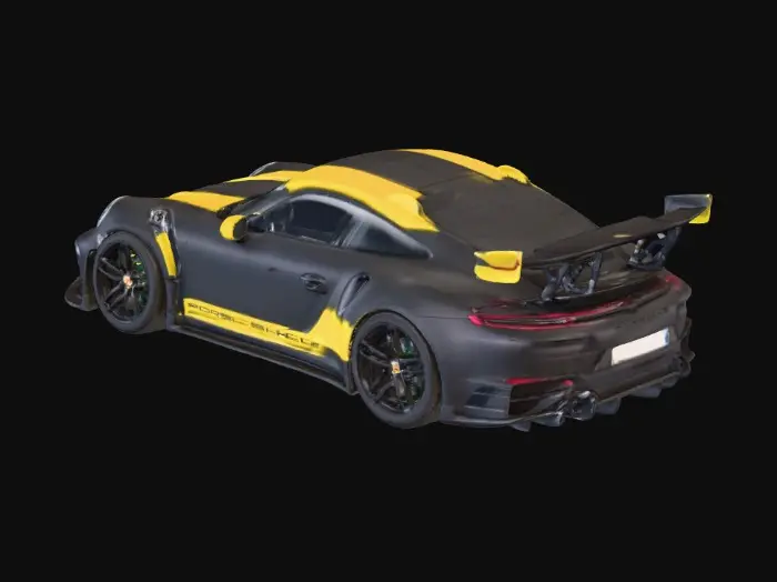 3D model for 2018 Porsche 911 SS custom-designed sports car