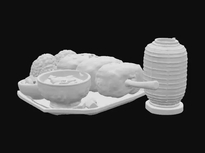 3D model for Japanese Cuisine Delight