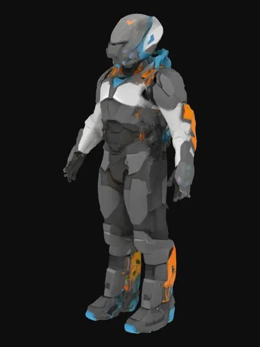 3D model for Red Explorercraft