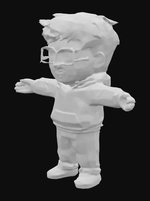 3D model for Chibi Coder
